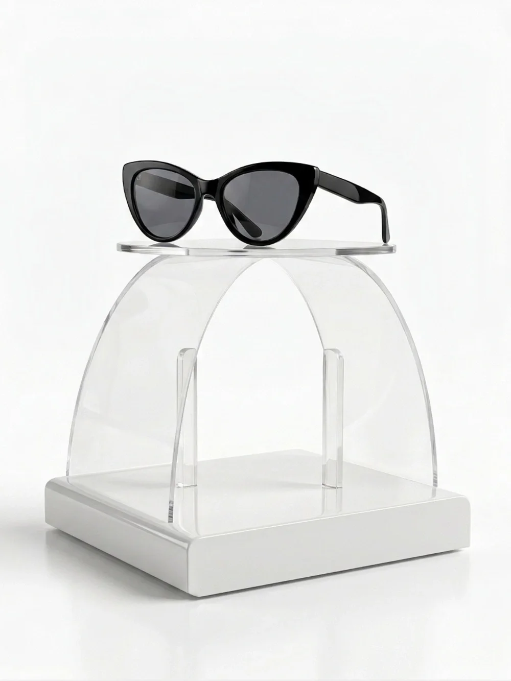 New Womans Street Photography Black Grey UVA UVB Small Frame Classic Sunglasses